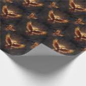 Fiery Phoenix Geschenkpapier (Ecke)