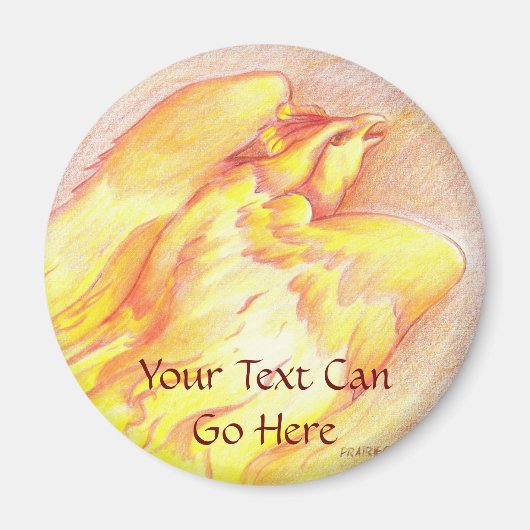 Fiery Phoenix Magnet (Vorne)