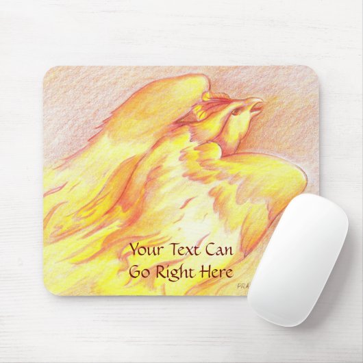 Fiery Phoenix Mousepad (Mit Mouse)