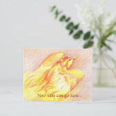 Fiery Phoenix Postcard Postkarte (Stehend Vorderseite)