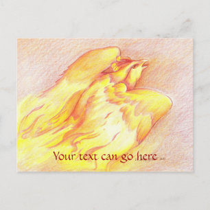 Fiery Phoenix Postcard Postkarte