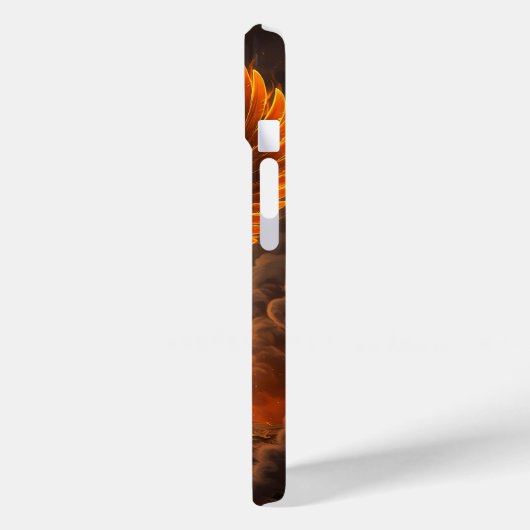 Fiery Phoenix Rising Case-Mate iPhone Hülle (Rückseite / Links)