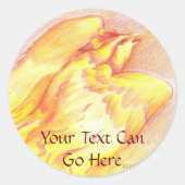Fiery Phoenix Stickers (Vorderseite)