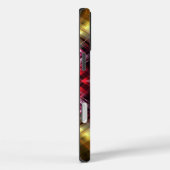 Fiery Prism Abstrakt mit Radiant Red & Gold Glow Case-Mate iPhone Hülle (Rückseite / Rechts)