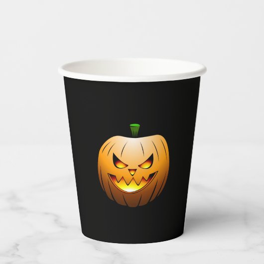 Fiery Pumpkin über einen Papiercup Pappbecher (Rückseite)