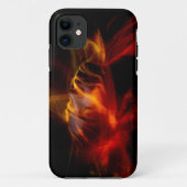 Fiery Red and Gold iPhone Case (Rückseite)