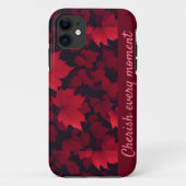 Fiery Red Autumnal Blätter Case-Mate iPhone Hülle (Rückseite)