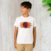 Fiery Red Horse Head mit Flammen T-Shirt