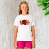 Fiery Red Horse Head mit Flammen T-Shirt