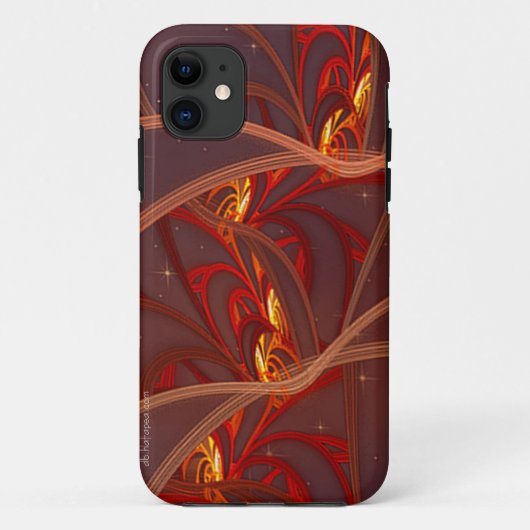 Fiery Red Moon Case-Mate iPhone Hülle (Rückseite)