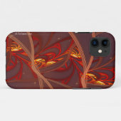 Fiery Red Moon Case-Mate iPhone Hülle (Rückseite (Horizontal))
