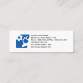 Fiery Red Sky Blitzgerät Mini Visitenkarte (Rückseite)