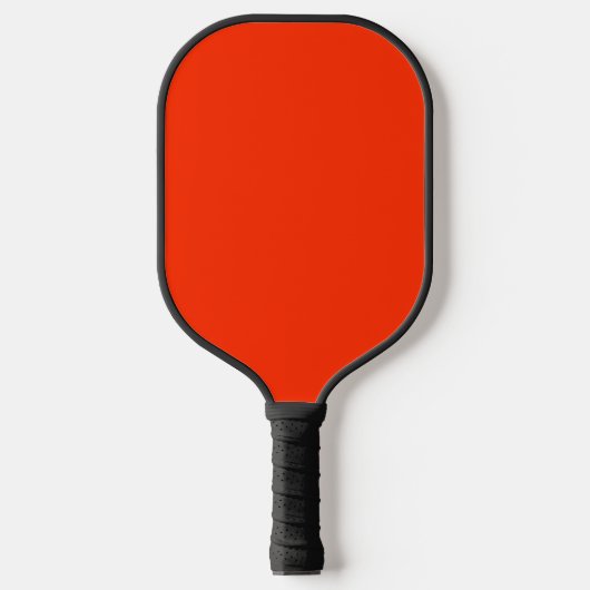 Fiery Red Solid Color | Classic | elegant Pickleball Schläger (Vorderseite)