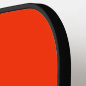 Fiery Red Solid Color | Classic | elegant Pickleball Schläger (Linke Seite)