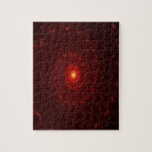 Fiery Red Sparkle Swirl Gradient Puzzle (Vertikal)