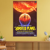 Fiery Red Terrifying Planet Leinwanddruck (Insitu (Wohnzimmer))