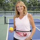 Fiery Rose Gold Flames - Pickleball Player Life Bauchtasche