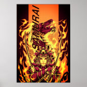 Fiery Samurai Rising Poster (Vorne)