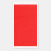 Fiery Scarlet Red Palette Serviette (Vorderseite)