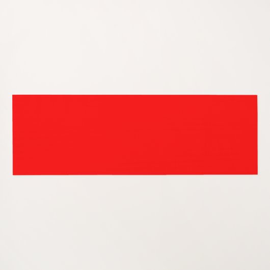 Fiery Scarlet Red Palette Yogamatte (Rückseite (Horizontal))