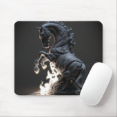 Fiery Schach Knight Mouse Pad Mousepad (Mit Mouse)