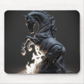 Fiery Schach Knight Mouse Pad Mousepad (Vorne)