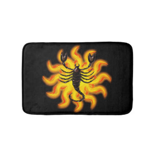 Fiery Scorpio Badematte