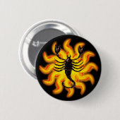 Fiery Scorpio Button (Vorne & Hinten)