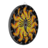 Fiery Scorpio Dartscheibe (Vorderseite Links)