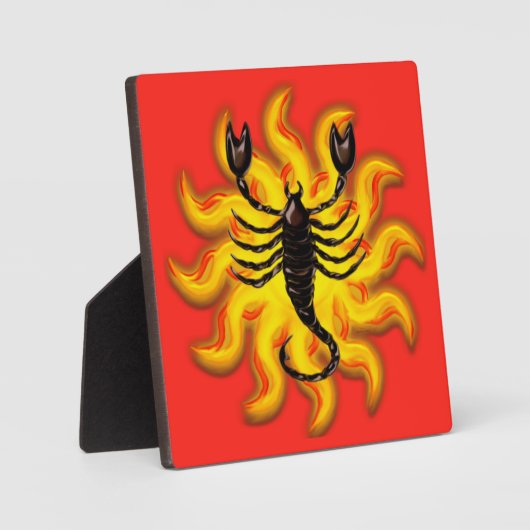 Fiery Scorpio Fotoplatte (Vorderseite)