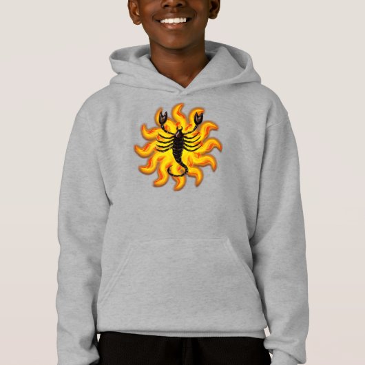 Fiery Scorpio Hoodie (Vorderseite)