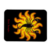 Fiery Scorpio Magnet (Horizontal)