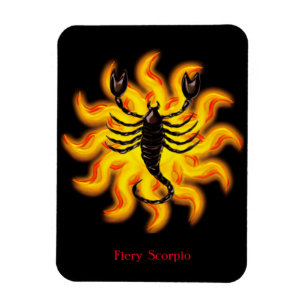 Fiery Scorpio Magnet