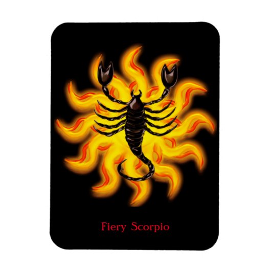 Fiery Scorpio Magnet (Vertikal)