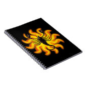 Fiery Scorpio Notizblock (Rechte Seite)