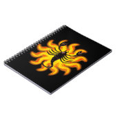 Fiery Scorpio Notizblock (Linke Seite)