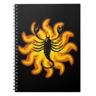 Fiery Scorpio Notizblock