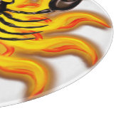 Fiery Scorpio Schneidebrett (Ecke)