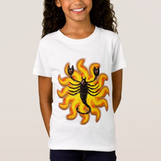 Fiery Scorpio T-Shirt (Vorderseite)