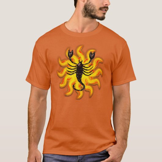 Fiery Scorpio T-Shirt (Vorderseite)