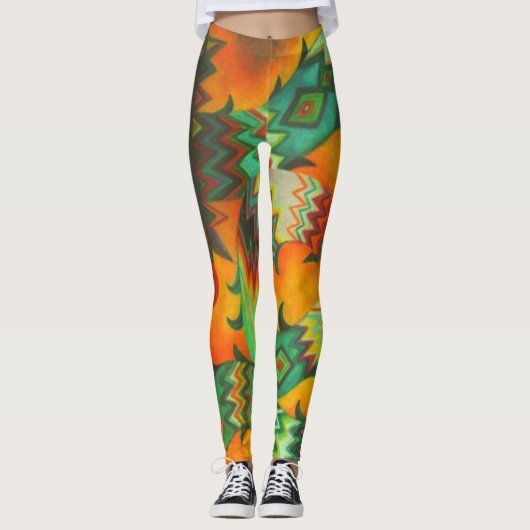 Fiery Serpent Leggings (Vorderseite)