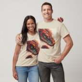Fiery Serpent mit dynamischer Energie T-Shirt (Unisex)