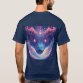 Fiery Serpent mit dynamischer Energie T-Shirt (Rückseite)