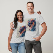 Fiery Serpent mit dynamischer Energie T-Shirt (Unisex)