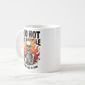 Fiery Skeleton Tasse (Vorderseite Links)