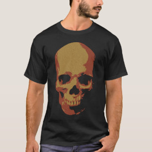 Fiery Skull: Dunkle Gotische Kunst T-Shirt