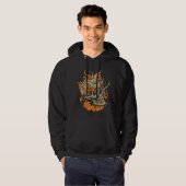 Fiery Skull: Flammen der Rebellion Hoodie (Vorne ganz)