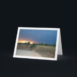 Fiery-Sky-Landschaft Karte<br><div class="desc">Fiery Sky Landschaft Grußkarte. Sie können dieses Produkt ganz einfach kostenlos anpassen,  wenn Sie Text hinzufügen oder die Farbe des Hintergrunds ändern möchten.</div>