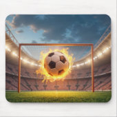 Fiery Soccer Ball Mousepad (Vorne)