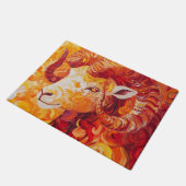 Fiery Solar Capricorn Spirit Fußmatte (Schrägansicht)